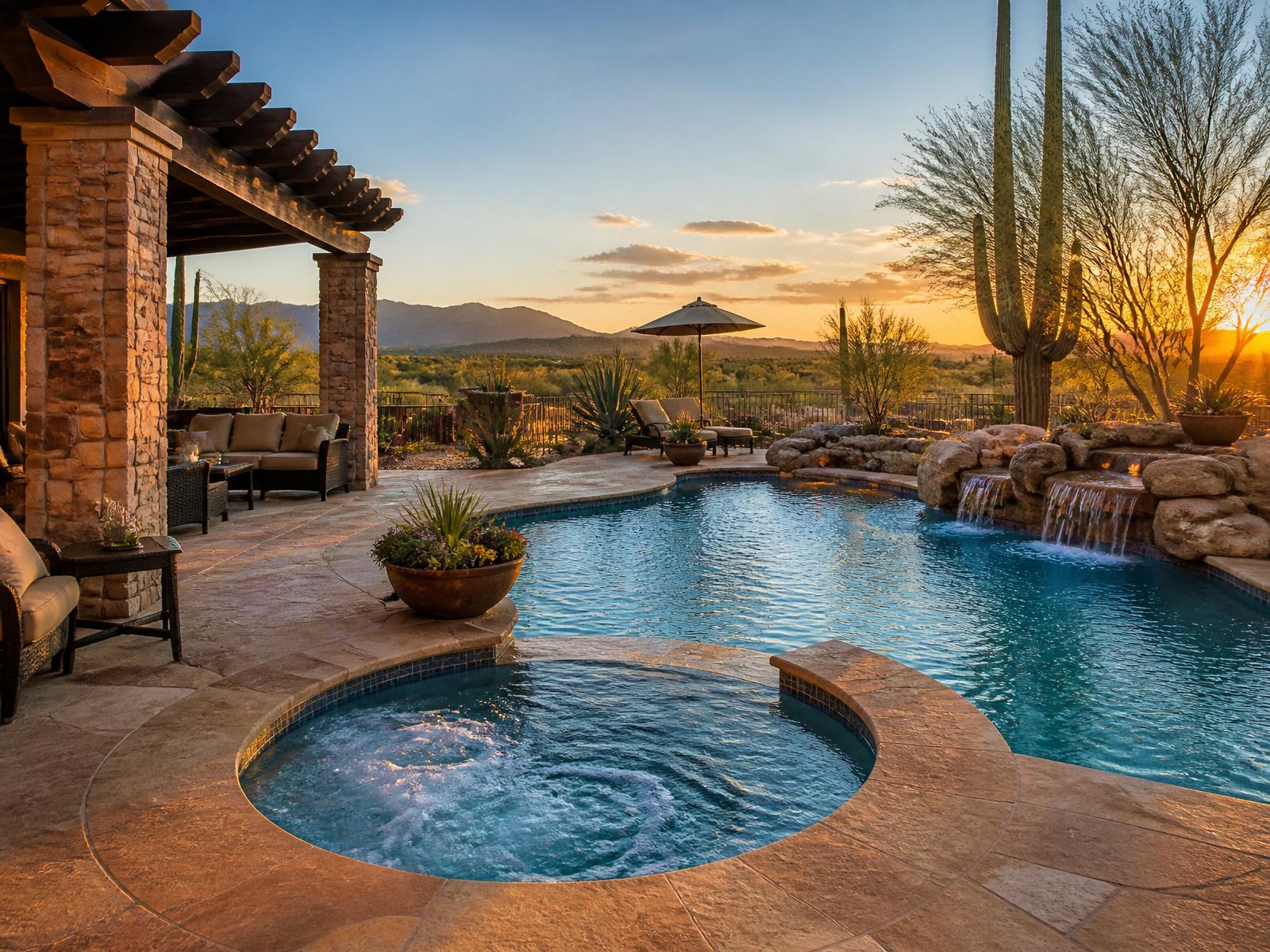 Patio Perfection AZ showroom backyard